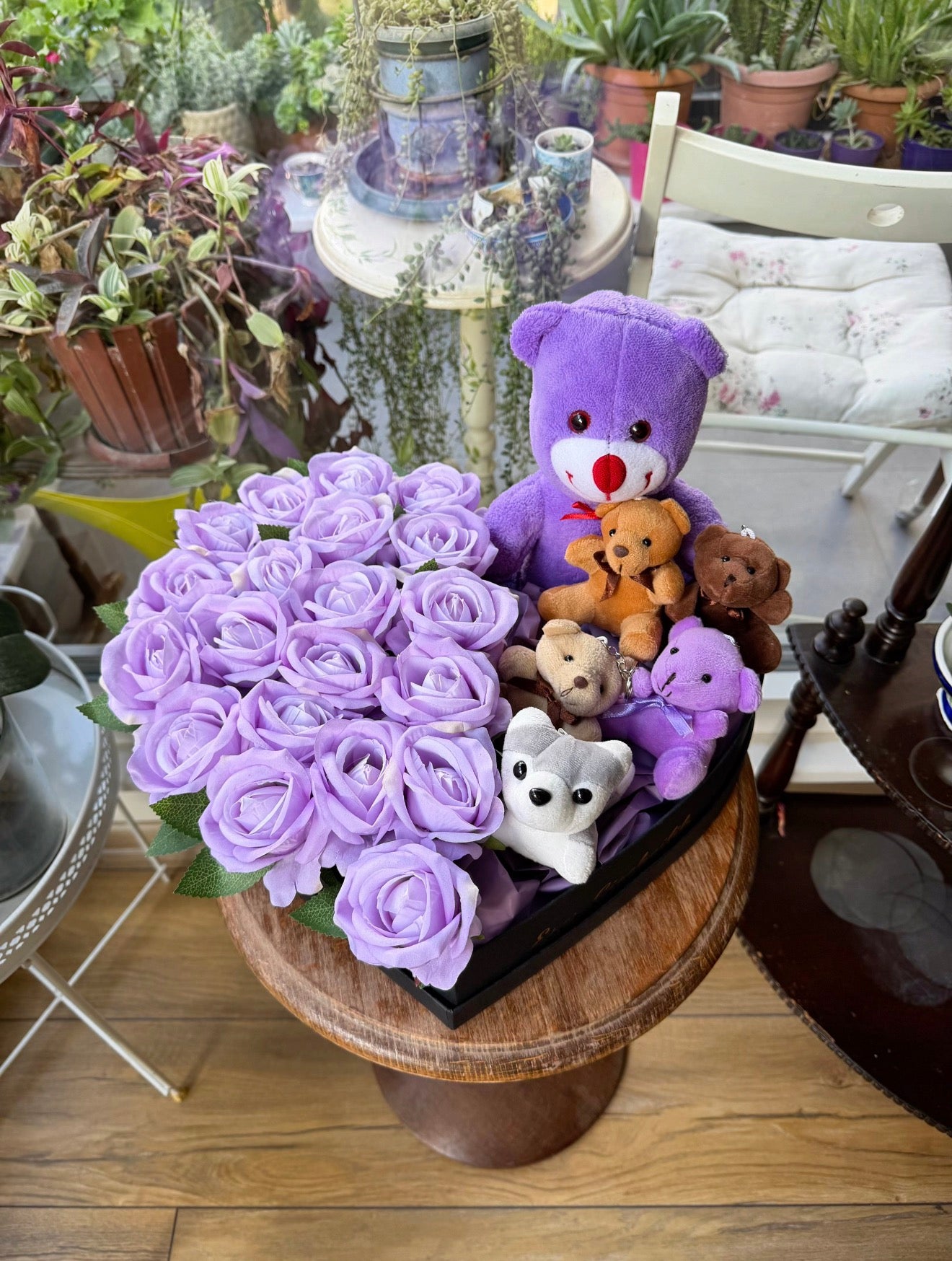 Siyah Kutuda Purple Dream Aranjmanı