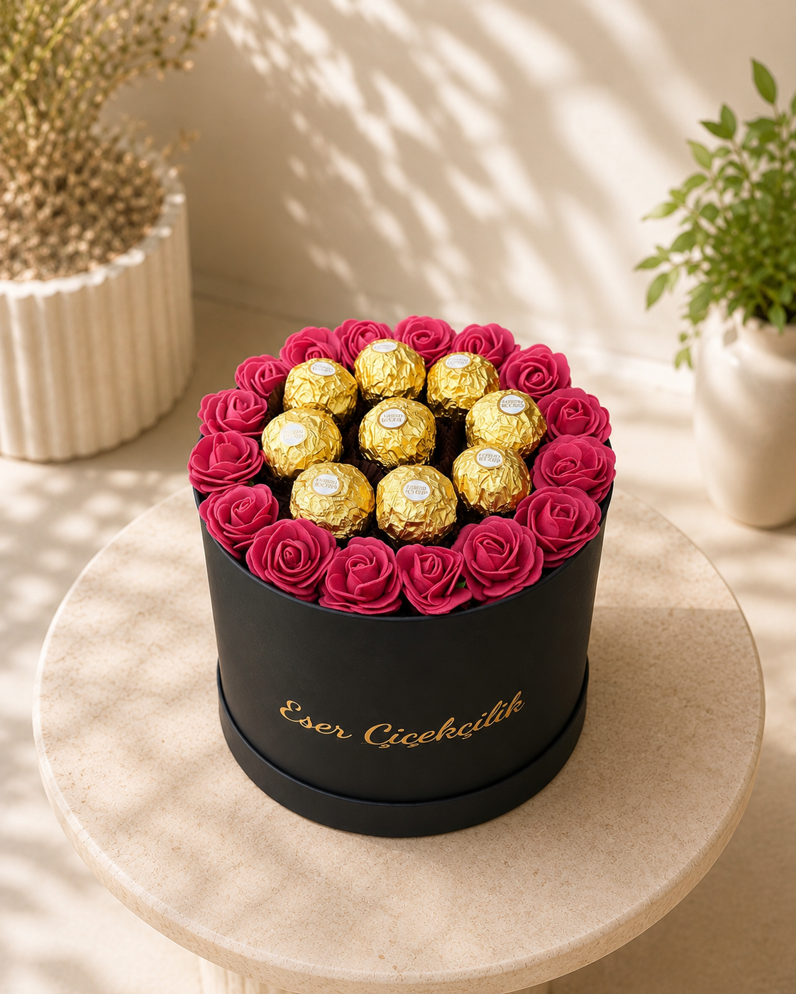 Red Rose & Rocher Box