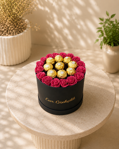 Red Rose & Rocher Box