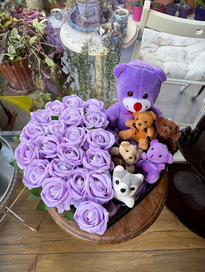 Siyah Kutuda Purple Dream Aranjmanı