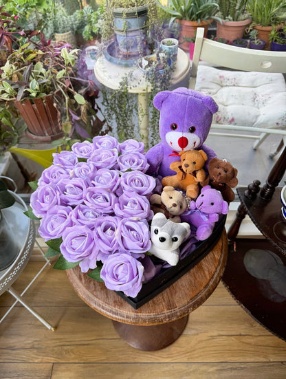 Siyah Kutuda Purple Dream Aranjmanı