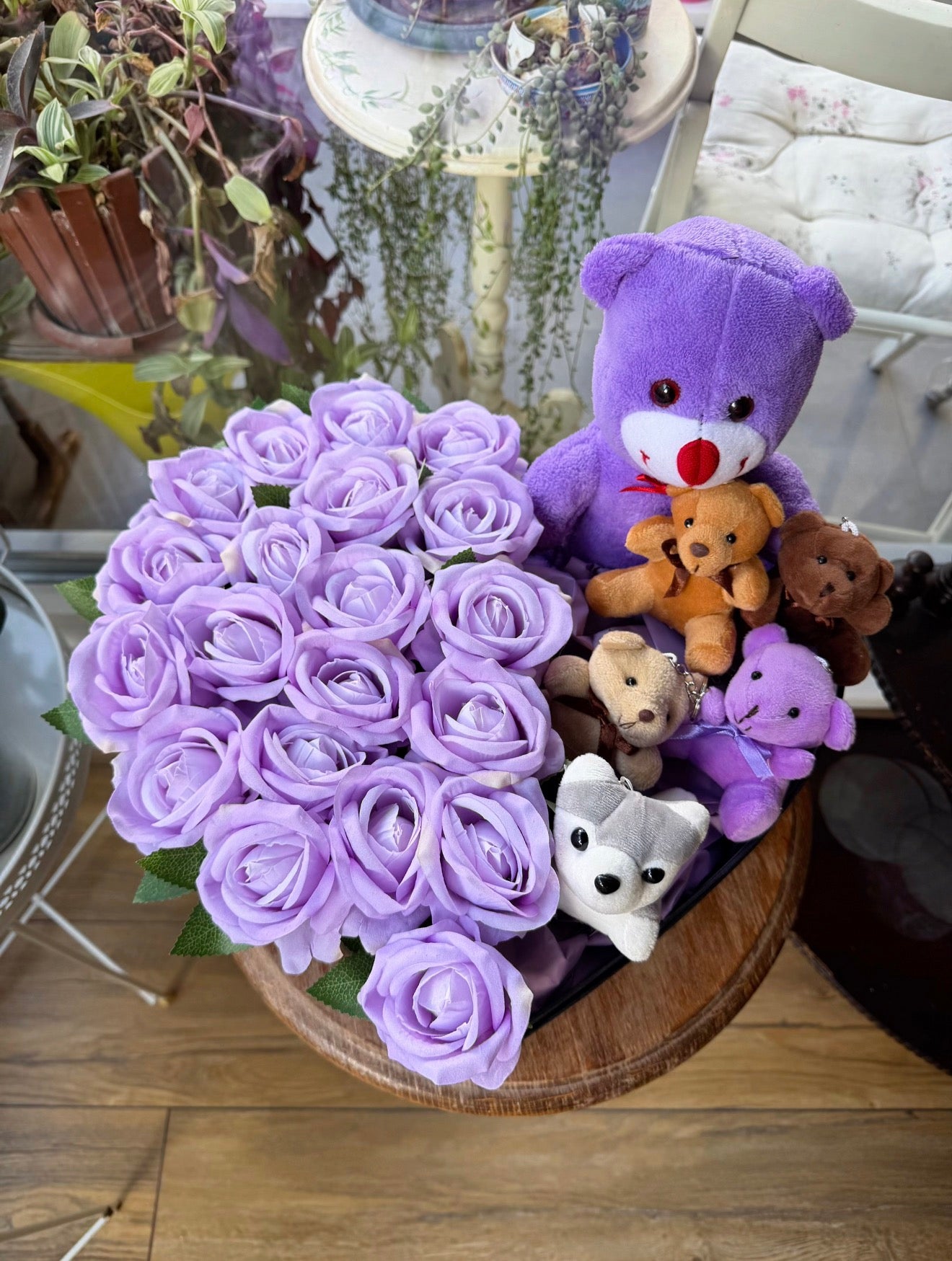 Siyah Kutuda Purple Dream Aranjmanı
