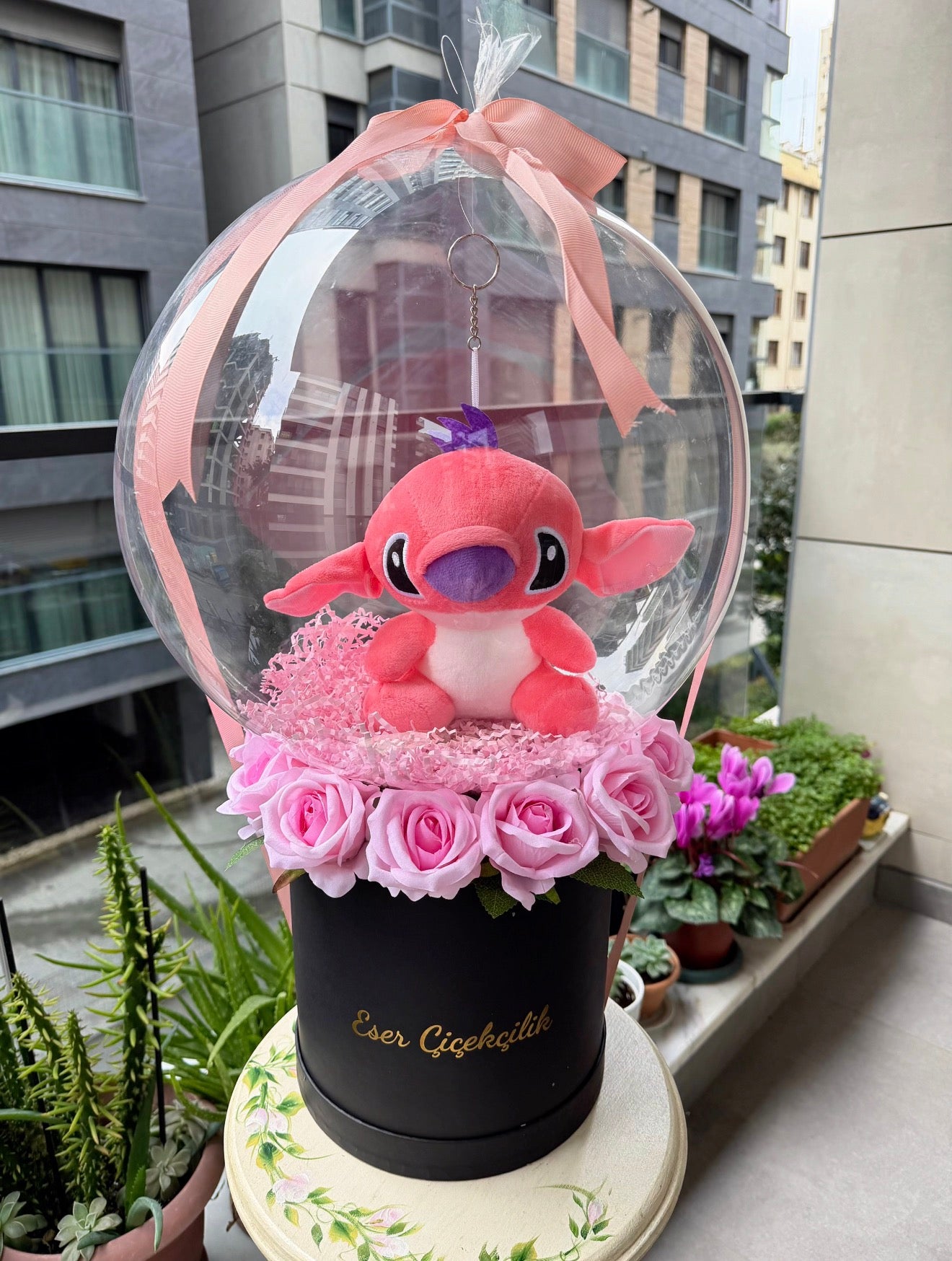 Angel Pink Rose Box