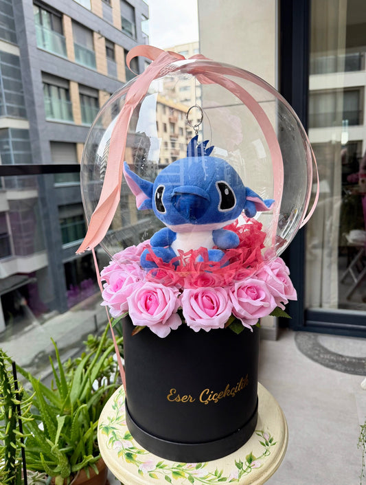 Stitch Pink Rose Box