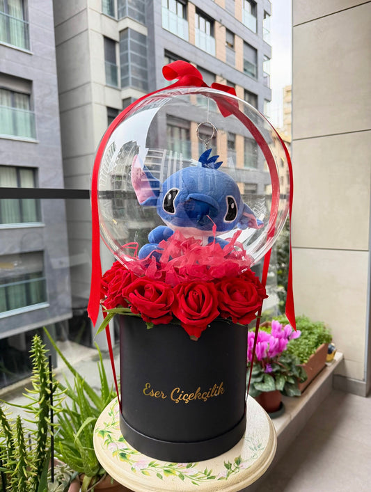 Stitch Red Rose Box