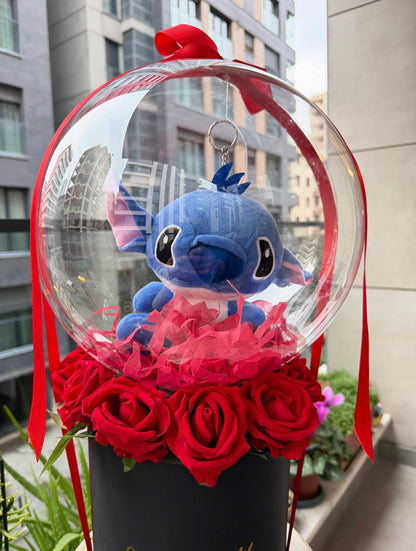 Stitch Red Rose Box