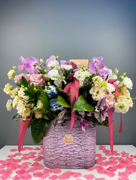Amethyst Bloom Box Aranjmanı