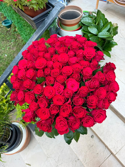 Eternal Love 80 Kırmızı Gül